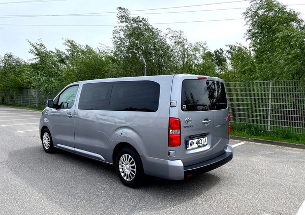 Toyota Proace Verso cena 149000 przebieg: 51000, rok produkcji 2022 z Zagórz małe 121